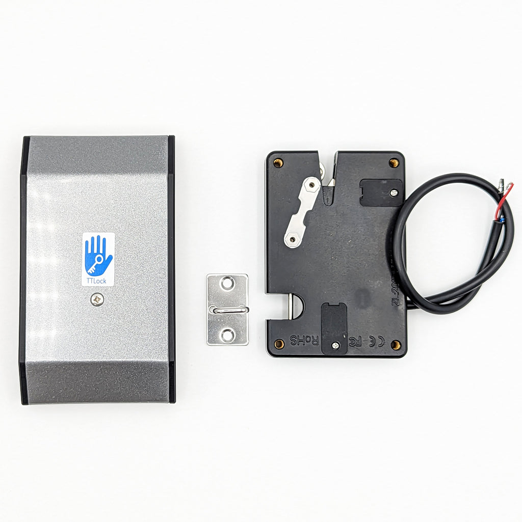 LOCKER KIT - TTLock Bluetooth controller including black locker lock